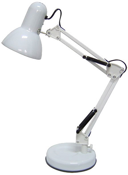 SUPERLIGHTS TABLE LAMP 1X E27 550MM WHITE