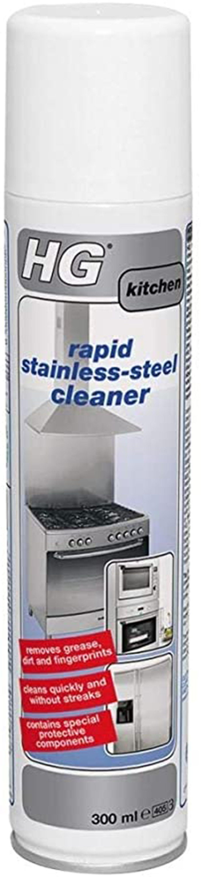 HG RAPID STAINLESS STEEL CLEANER 300ML
