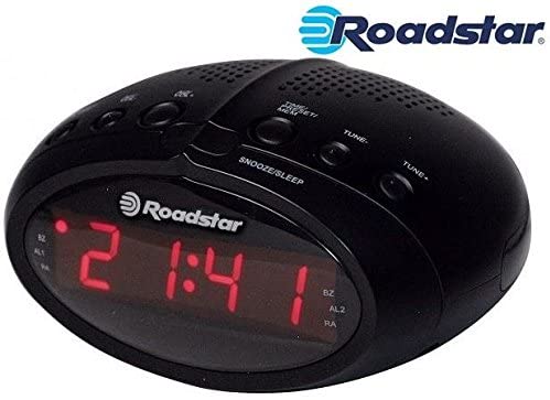 ROADSTAR CLR-2466/BK ALARM CLOCK RADIO
