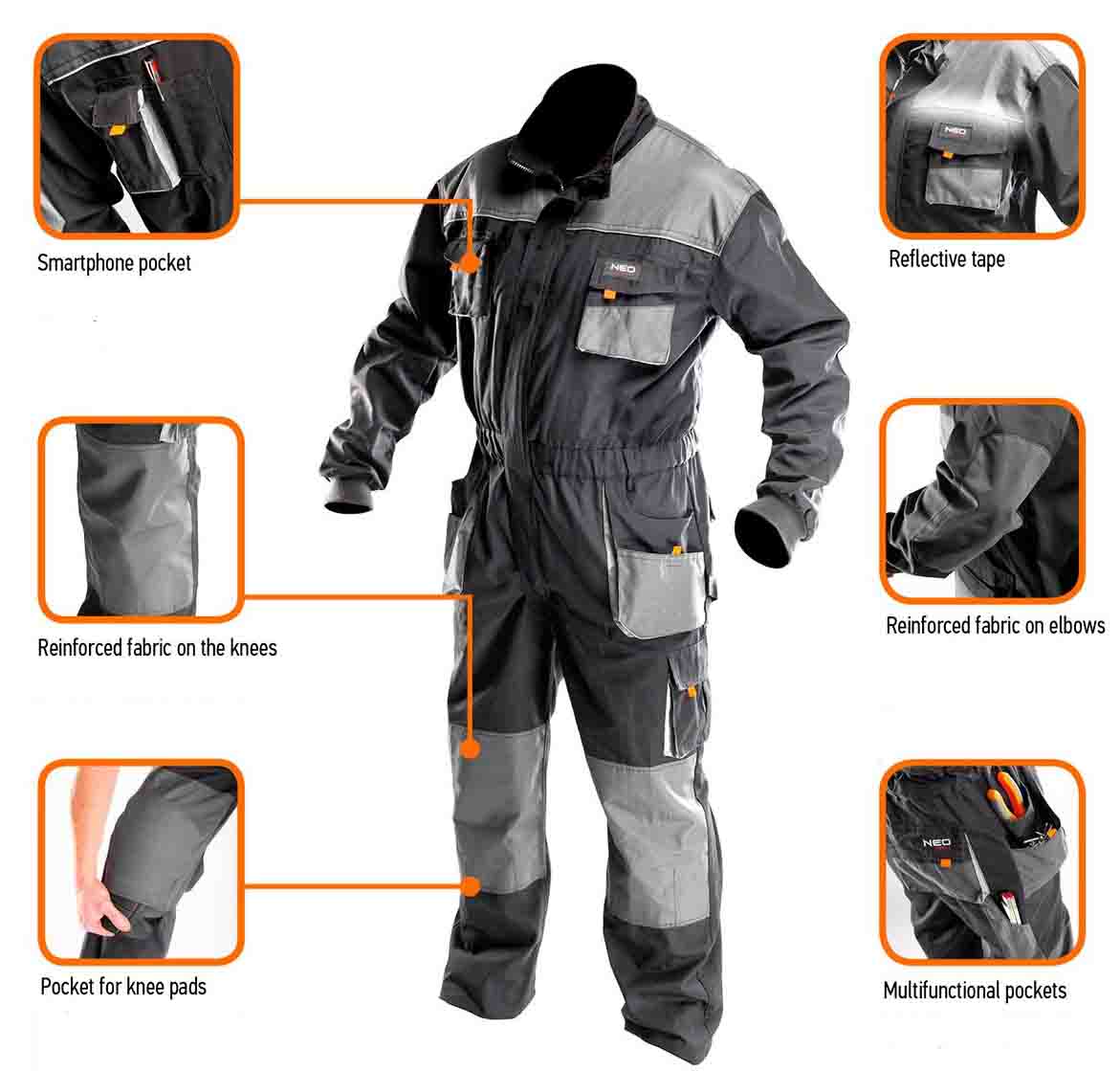 NEO WORKWEAR OVERALLS L