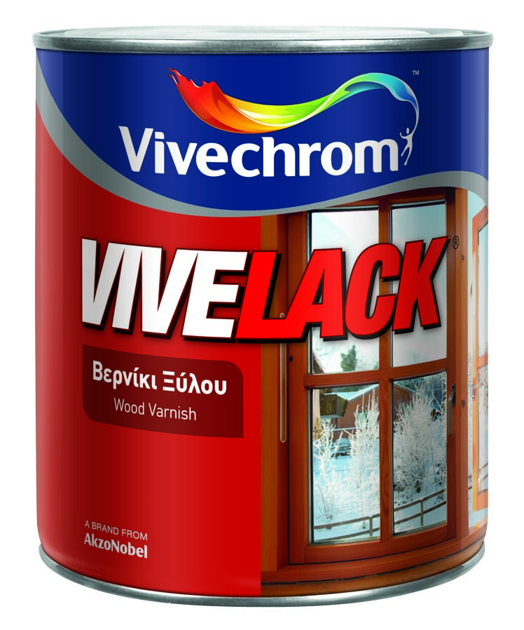 VIVECHROM CLEAR GLOSS VIVELACK DECORATIVE & PROTECTIVE WOOD VARNISH 750ML