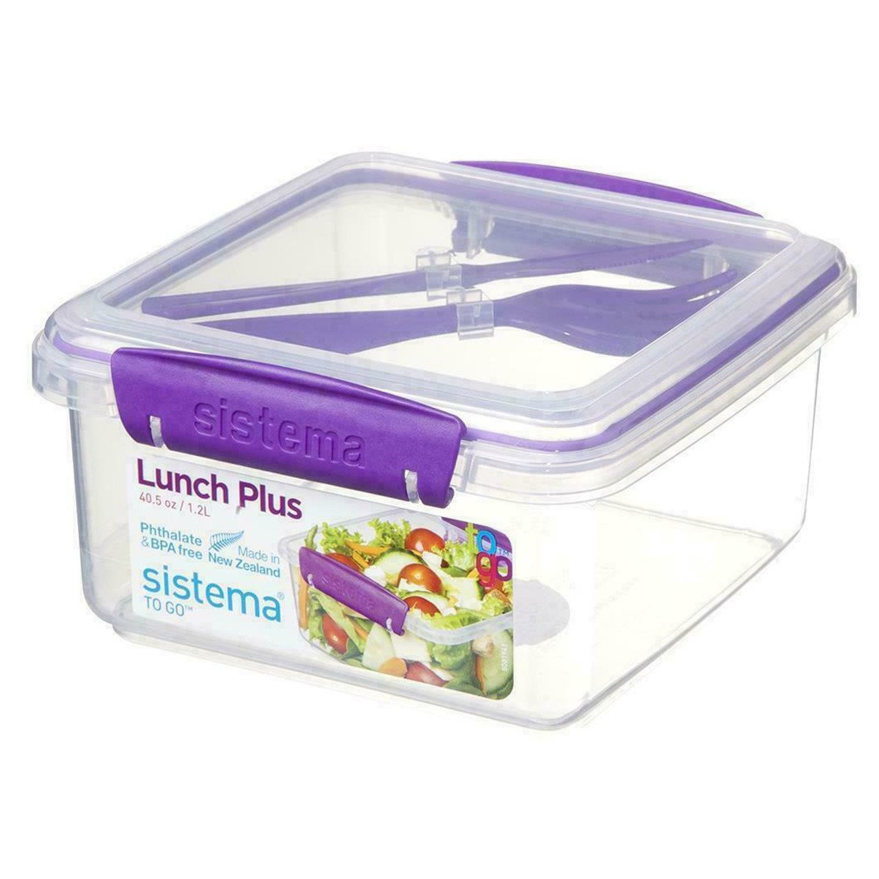 SISTEMA TO GO LUNCH WITH CUTLERY 1.2LTR