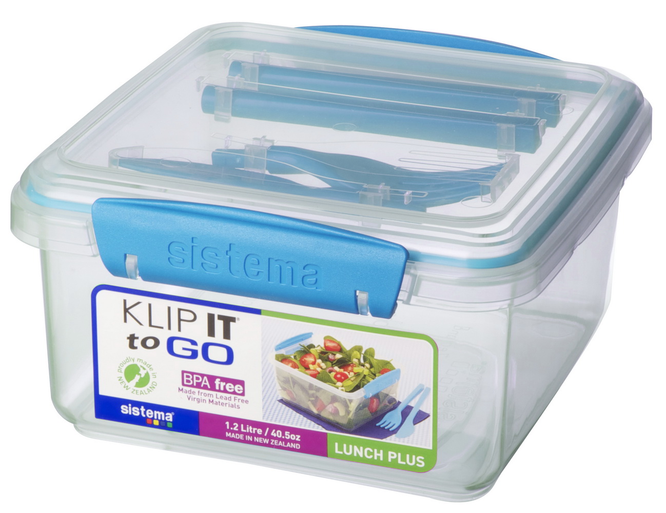 SISTEMA TO GO LUNCH WITH CUTLERY 1.2LTR