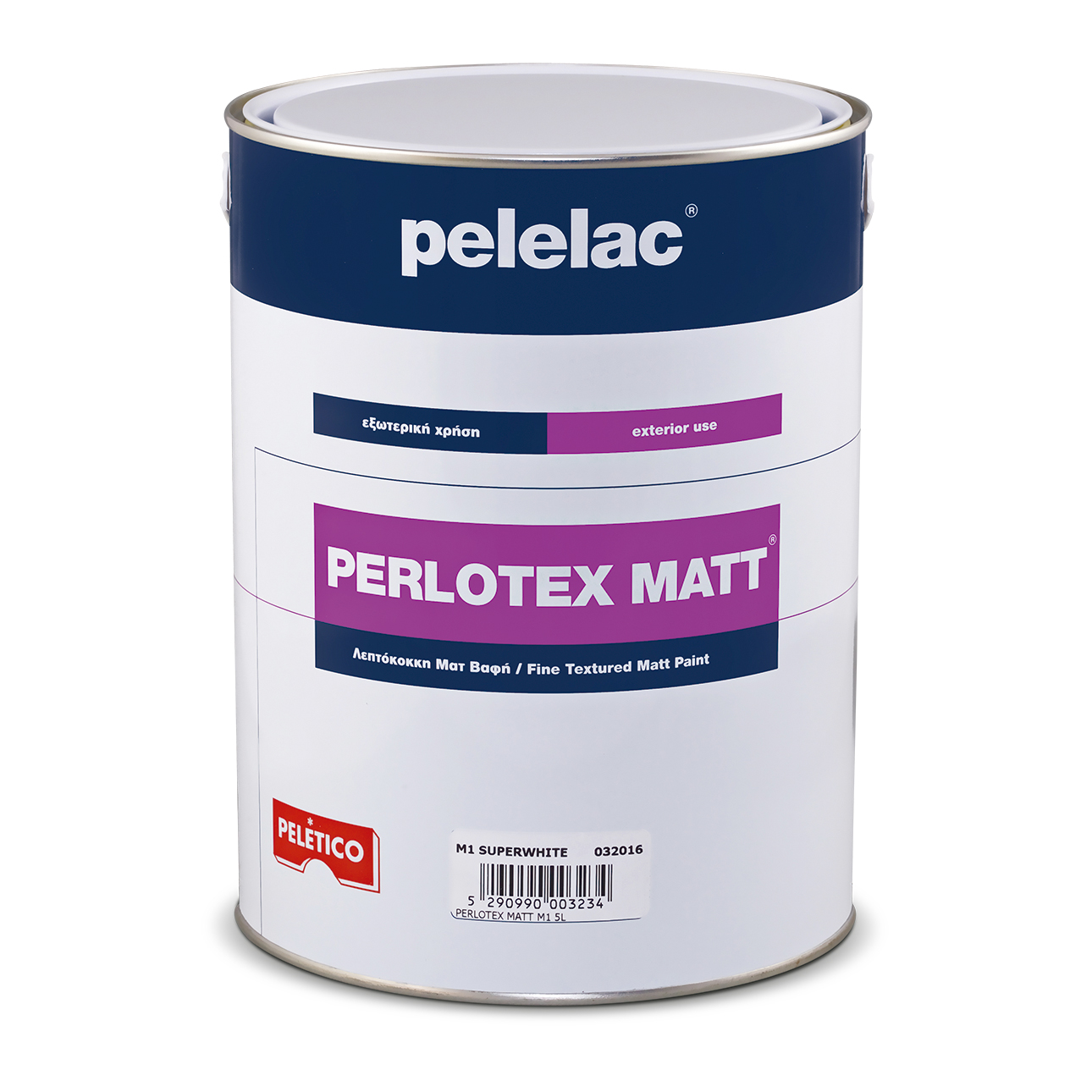 PELELAC PERLOTEX MATT® SUPERWHITE M1 15L