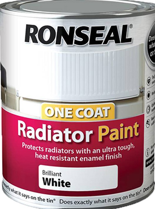 RONSEAL® ONE COAT RADIATOR PAINTBRILLIANT WHITE 0.75L