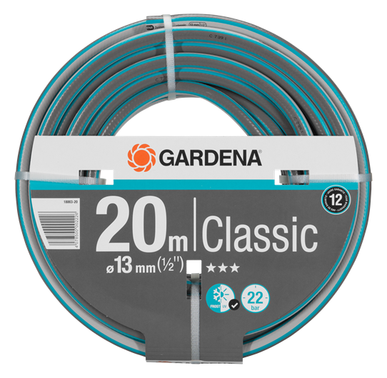 GARDENA HOSE CLASSIC 1/2'' 20M.