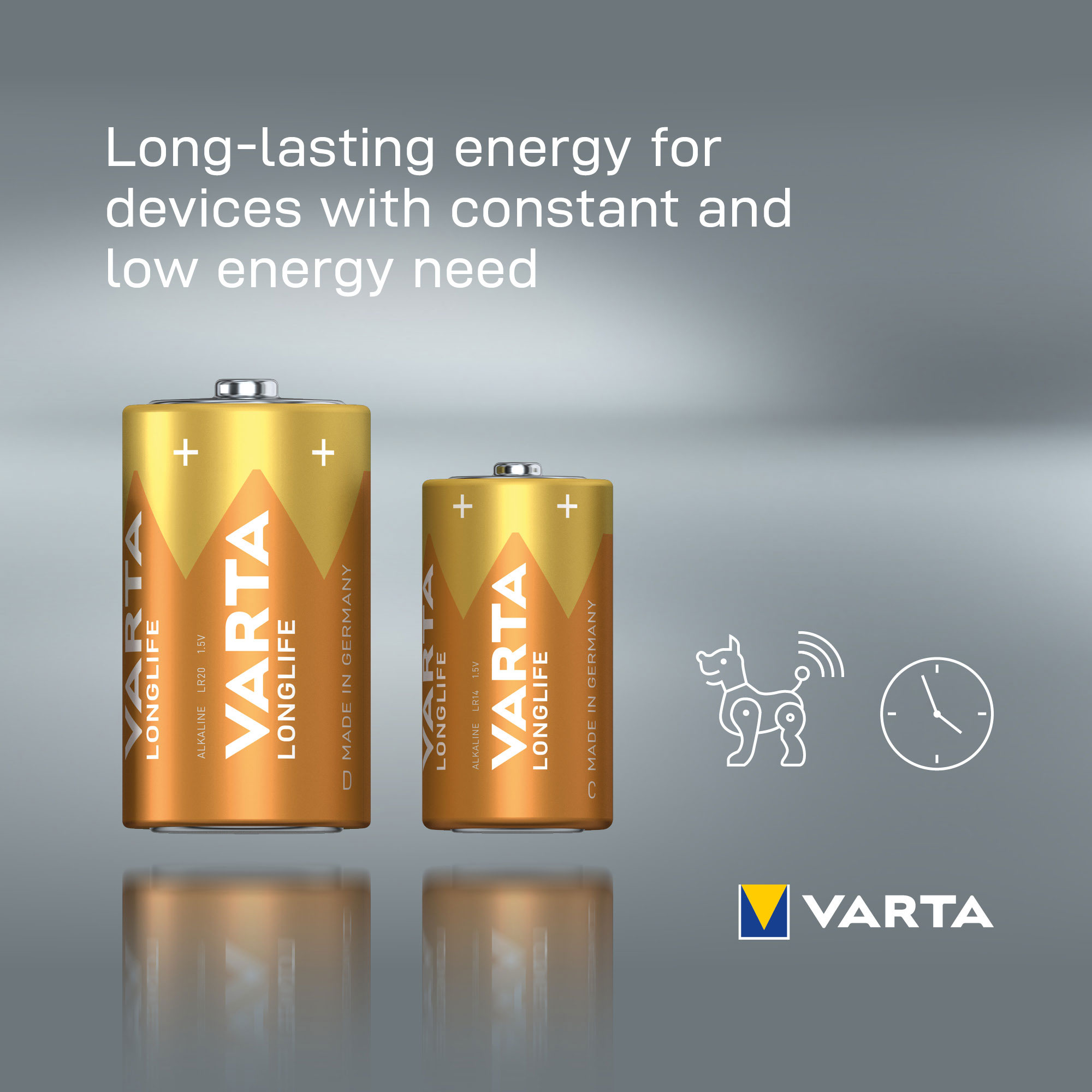 VARTA Batterie Alkaline, Mono, D, LR20, 1.5V