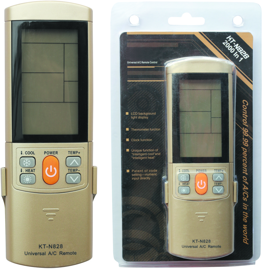 AIR CONDITION UNIVERSAL REMOTE CONTROL CODES IN 1ROOM TEMP