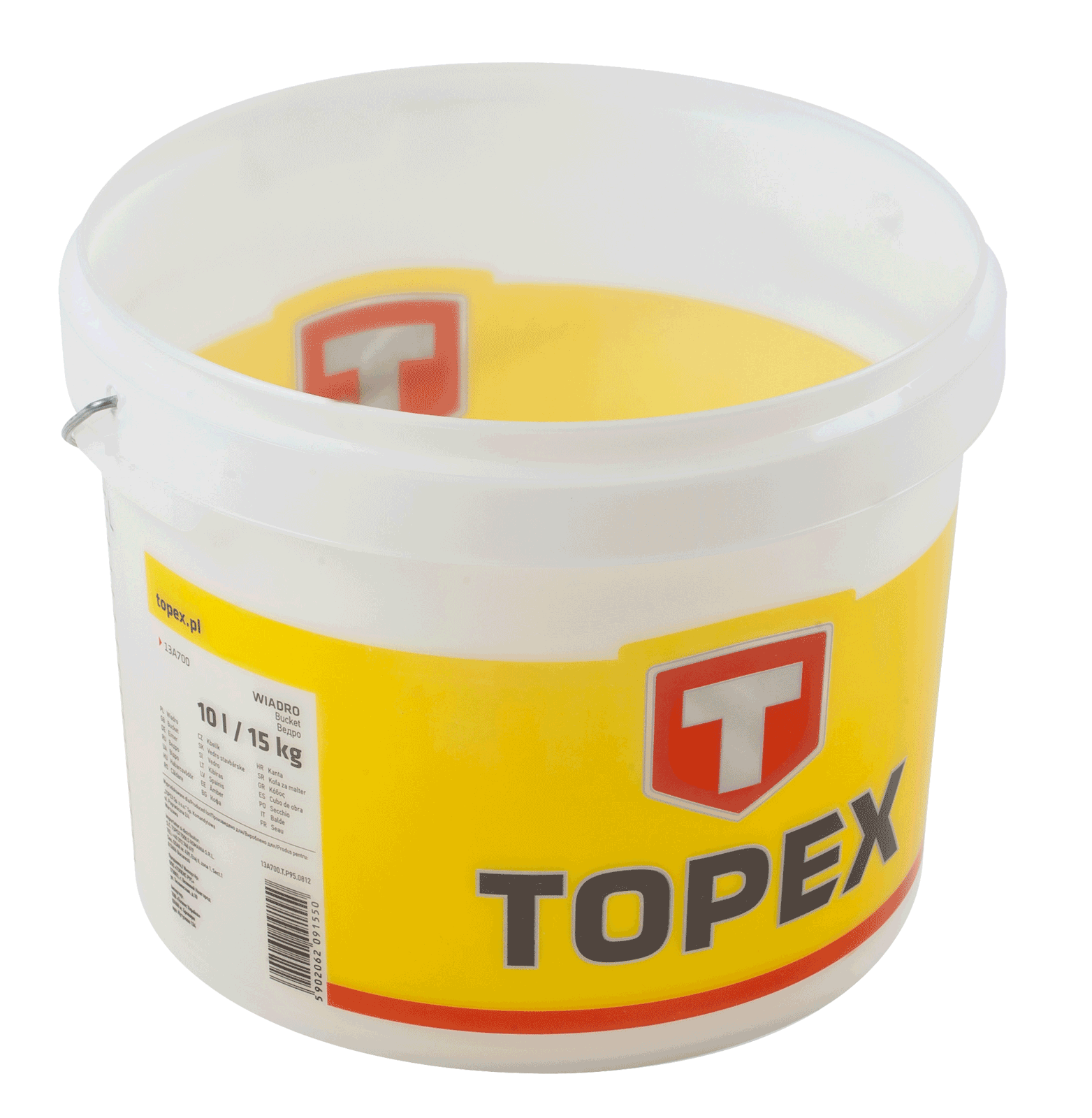 TOPEX PLASTIC BACKET 10L