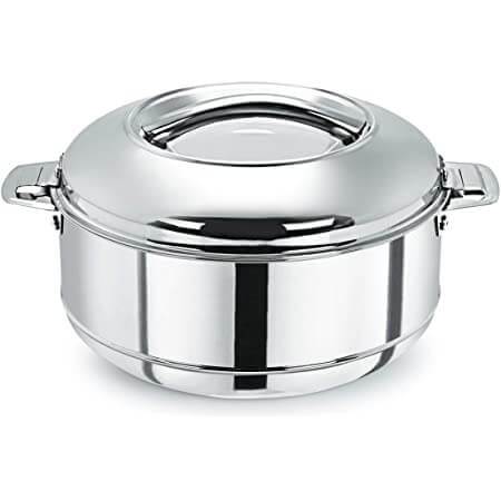 HOT POT WITH  LID STAINLESS STEEL 7500ML