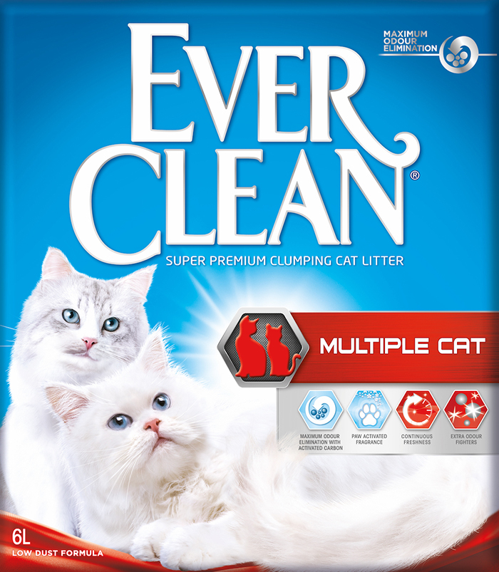 EVER CLEAN CAT LITTER MULTIPLE CAT 6L