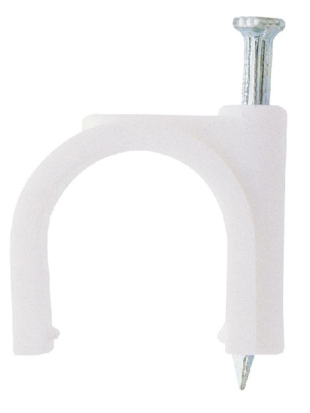 FRIULSIDER PLASTIC CLAMPS WITH NAIL 13-14MM 25PCS