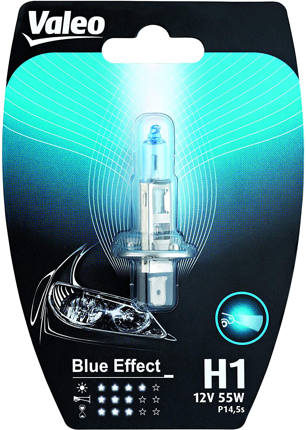 VALEO BULB H1 BLUE EFFECT 12V