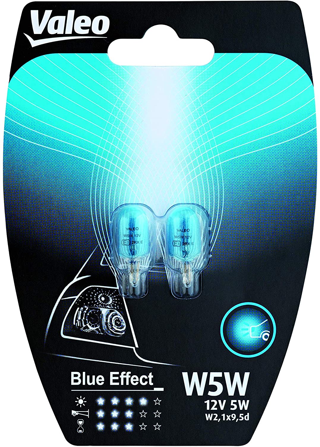 VALEO BULB W5W BLUE EFFECT 12V