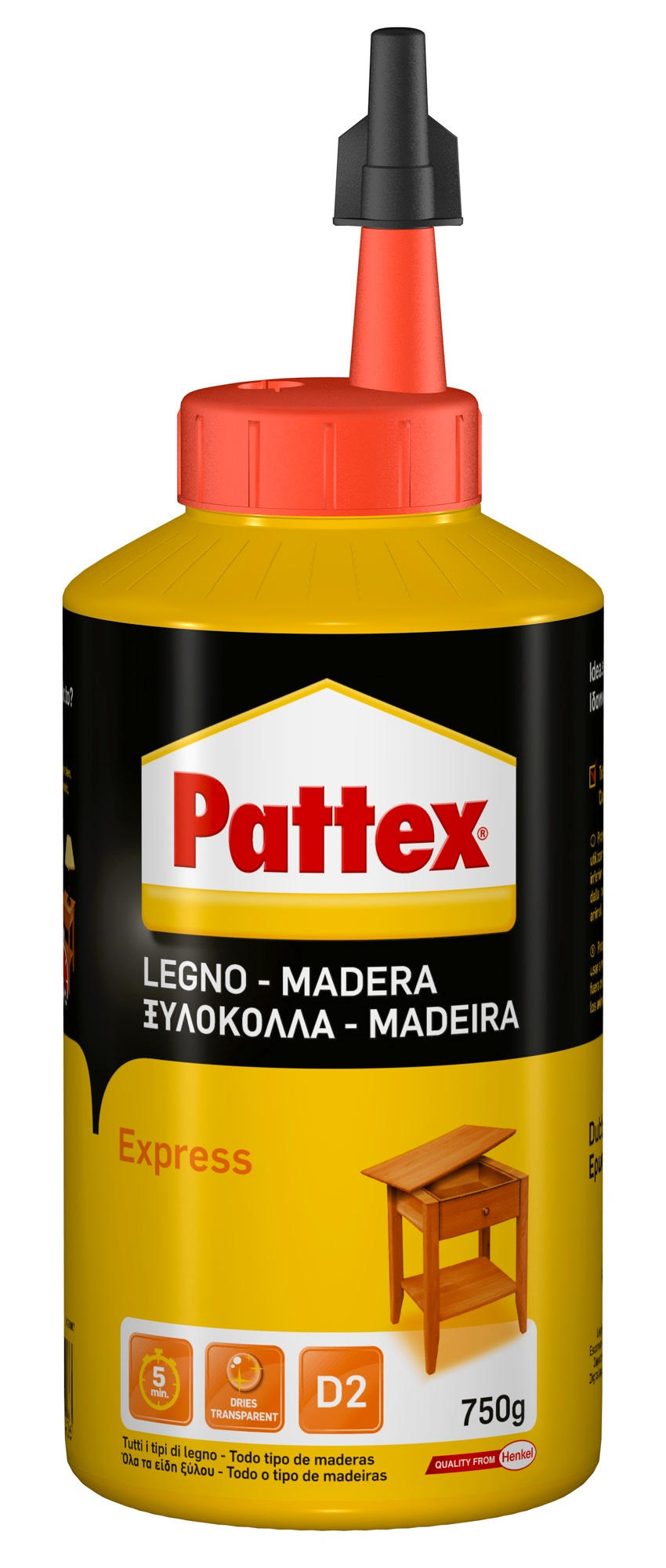 PATTEX WOODGLUE EXPRESS 750 GR