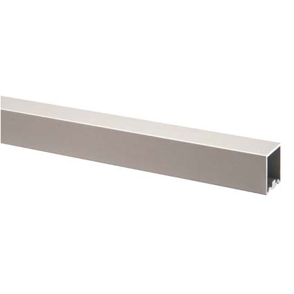 BANNISTER SQUARE METAL 40X40MM STAINLESS STEEL