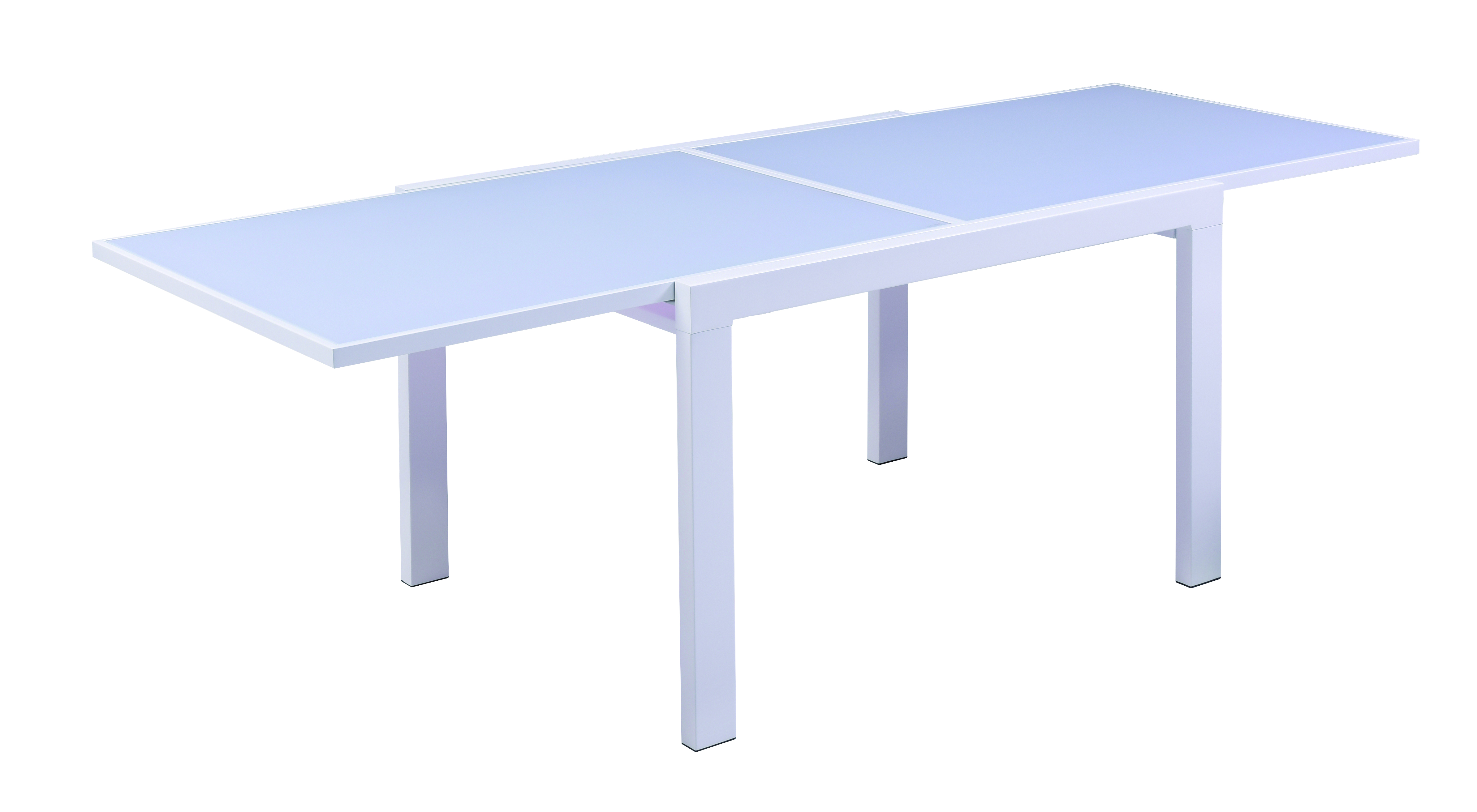 GLASS DINING TABLE 8MM 120+120X90X76CM