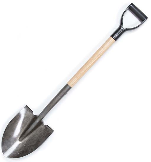 SUPER SHOVEL ROUND WITH WOOD HANDLE  