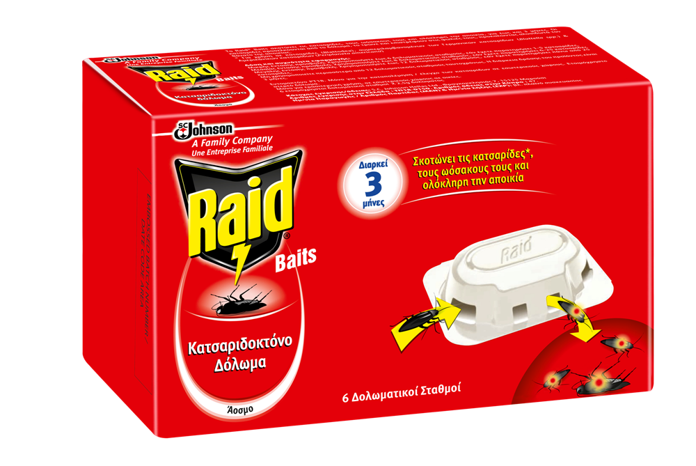 RAID ROACH BAITS 6PCS