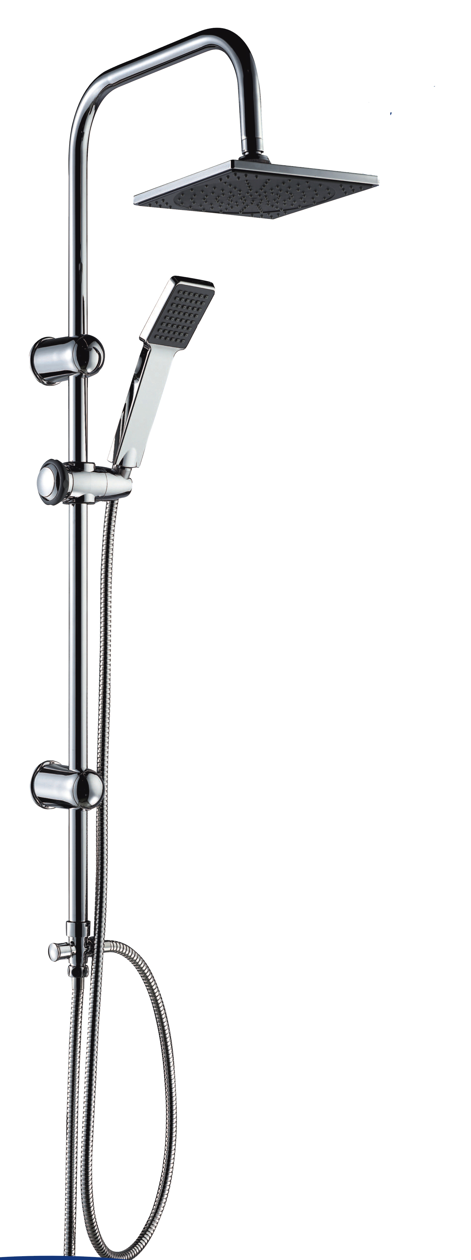 DUSCHY SHOWER COLUMN STAINLESS STEEL SQUARE