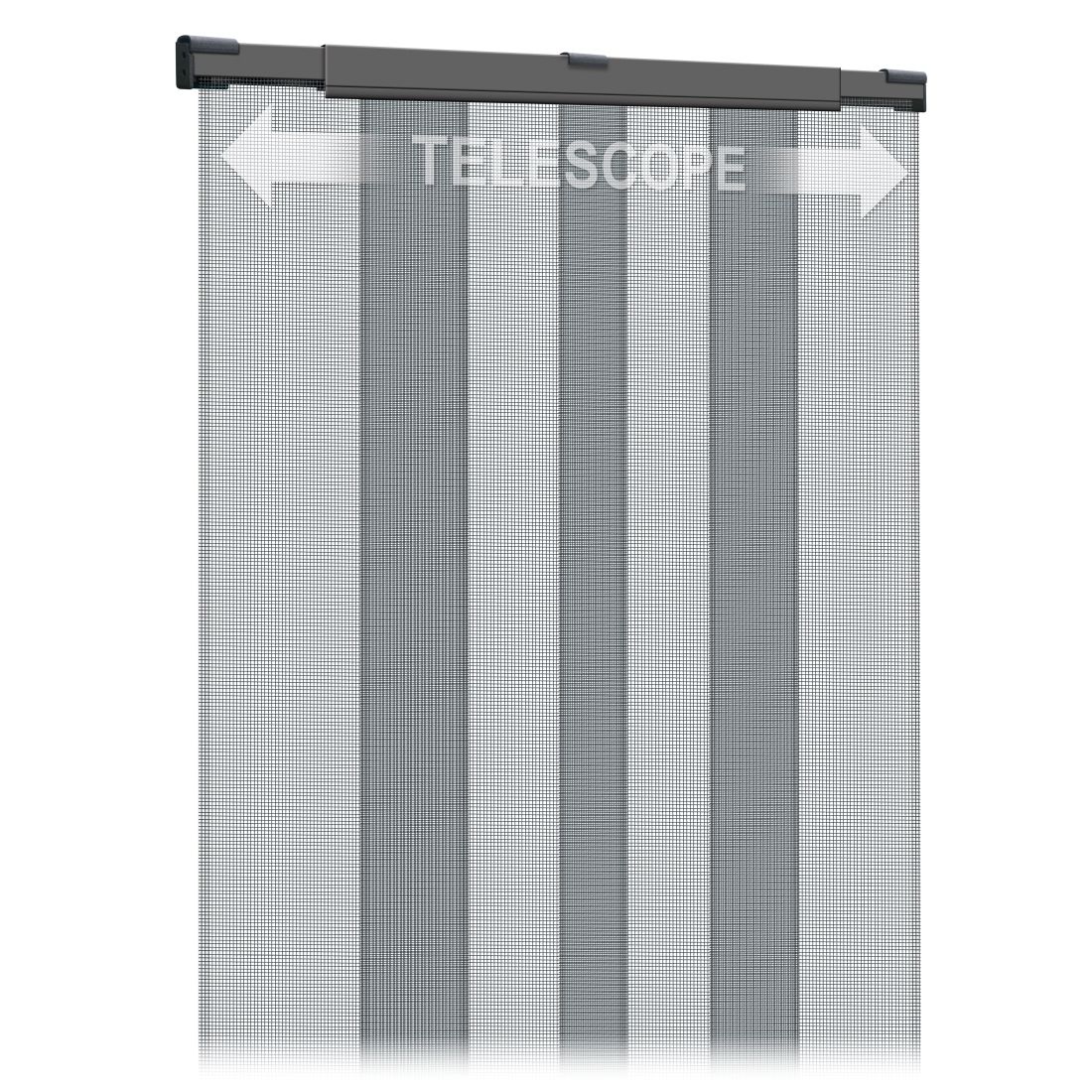 SCHELLENBERG INSECT TELESCOPIC CURTAIN DOOR 130X250CM