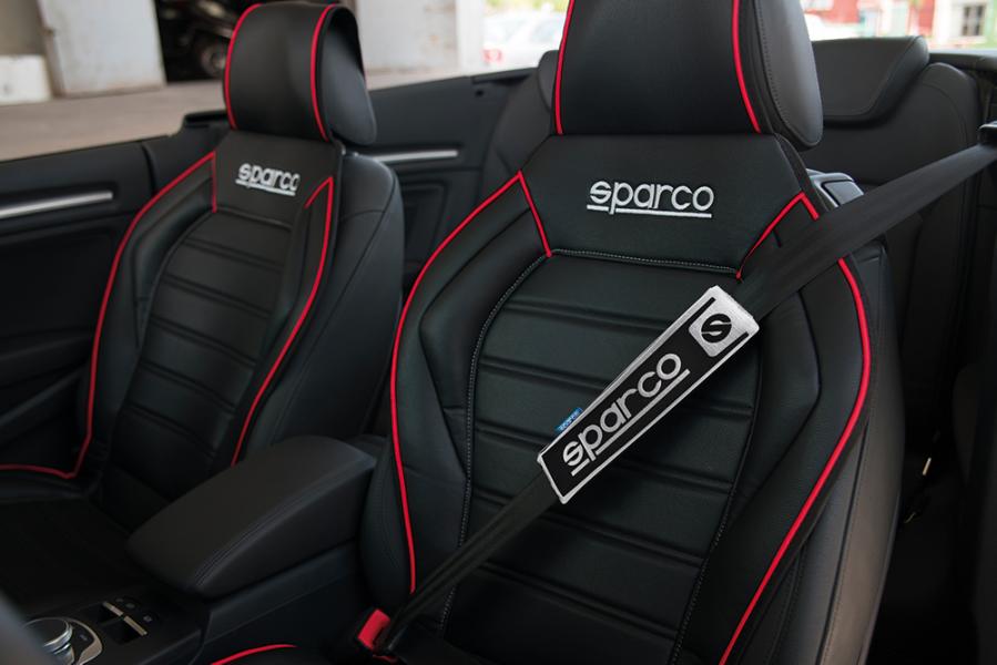 SPARCO SEAT BELT PADS BLACK OPC12120001