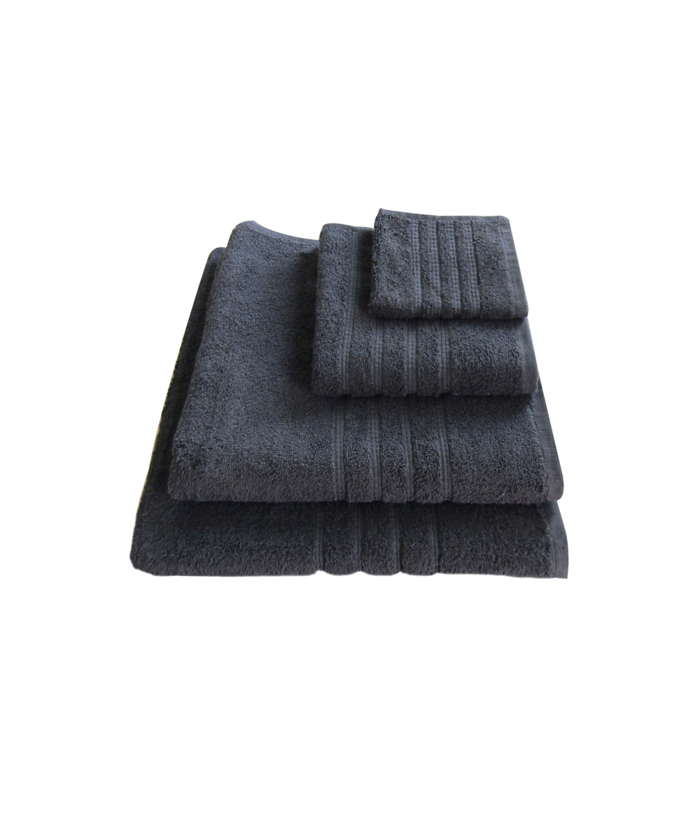 BATH TOWEL BLACK 85X150 500