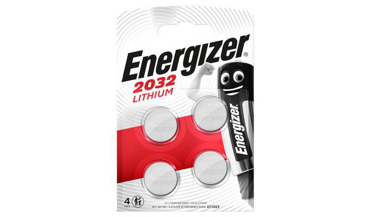 ENERGIZER CR2032 BUTTON CELL LITHIUM BATTERY 3V 4 PCS