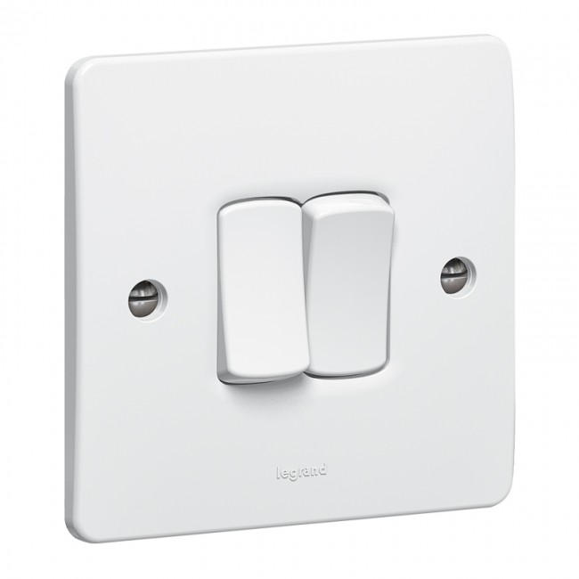 LEGRAND SYNERGY SWITCH 2 GANG 2 WAY