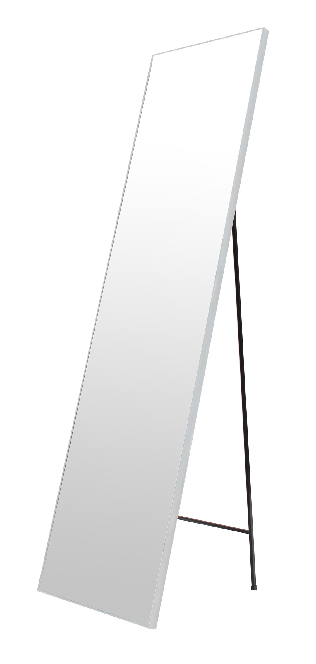 SUPERLIVING FULL BODY MIRROR WITH STAND 40X150CM SILVER