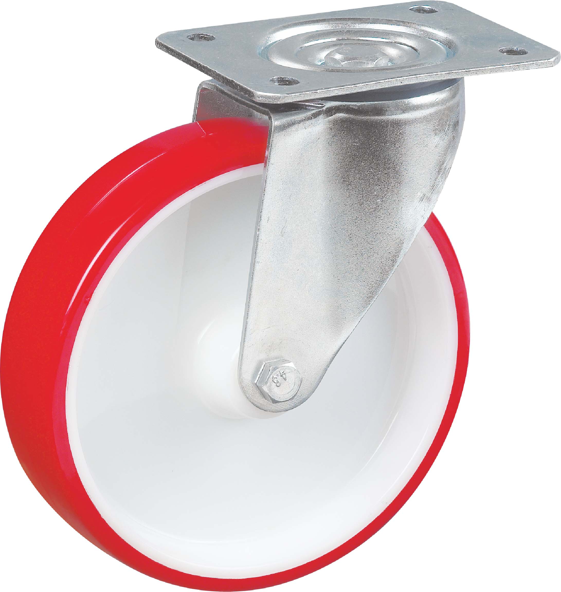 WHEEL A-H03 160X40MM RED WITHOUT BRAKE