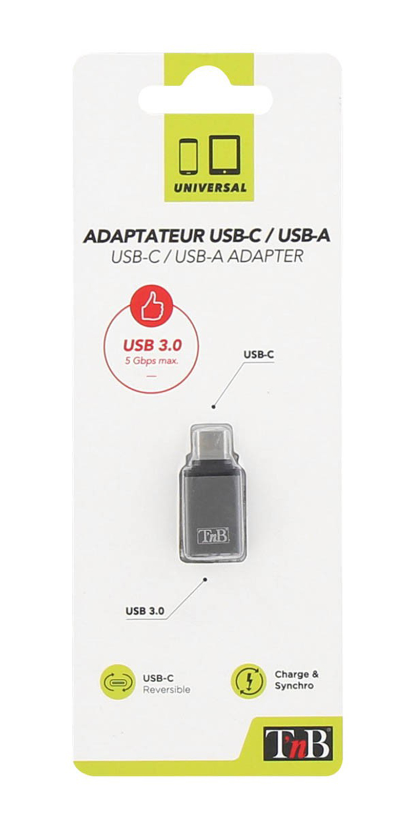 TNB USB-C TO USB-A ADAPTER GRE