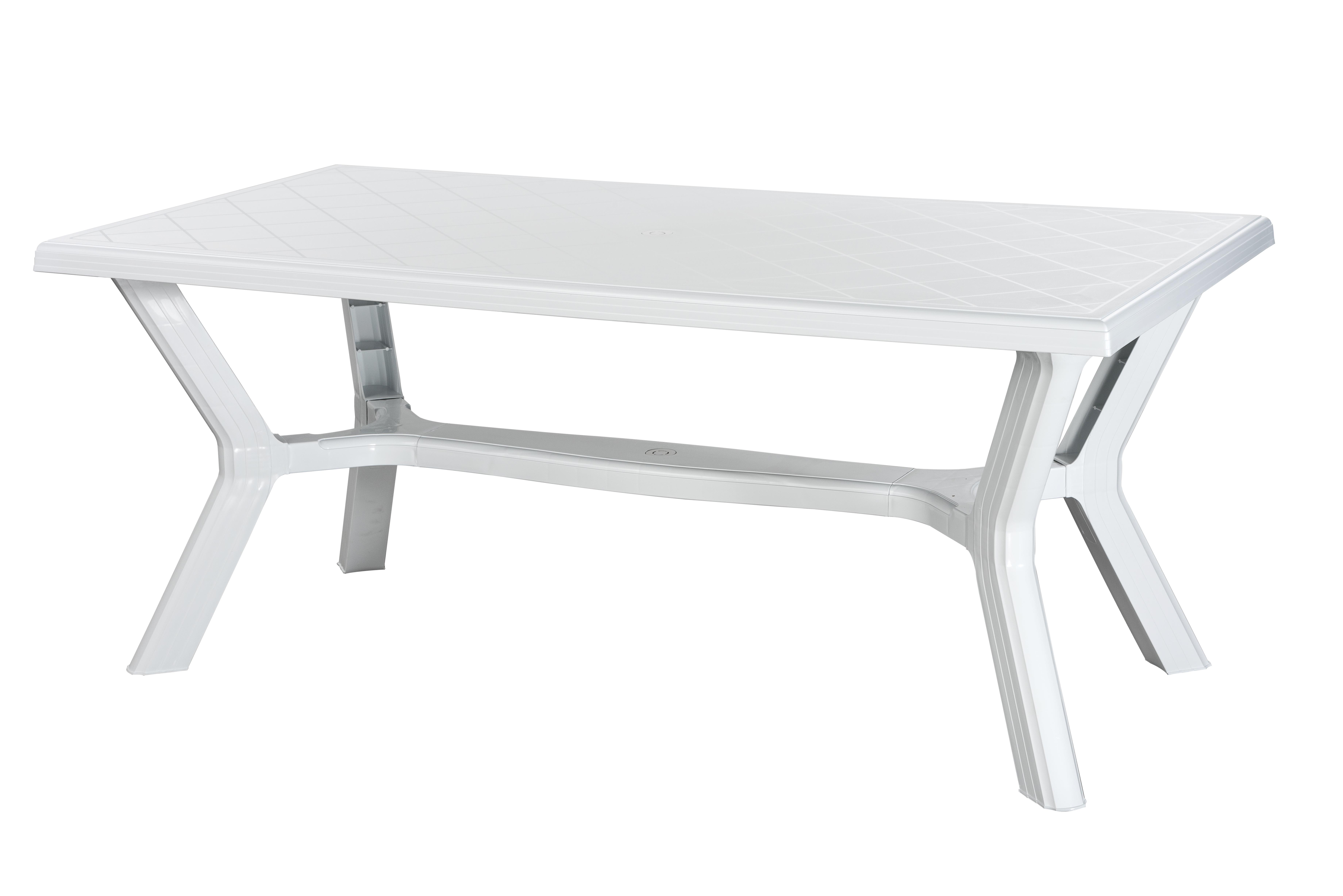 CARRIBE TABLE 175X90CM WHITE
