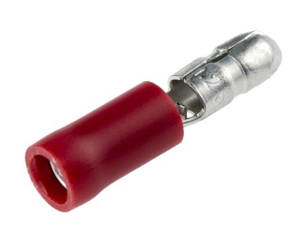 ELTECH 10PCS INSU TERMINAL 4,0mm RED 