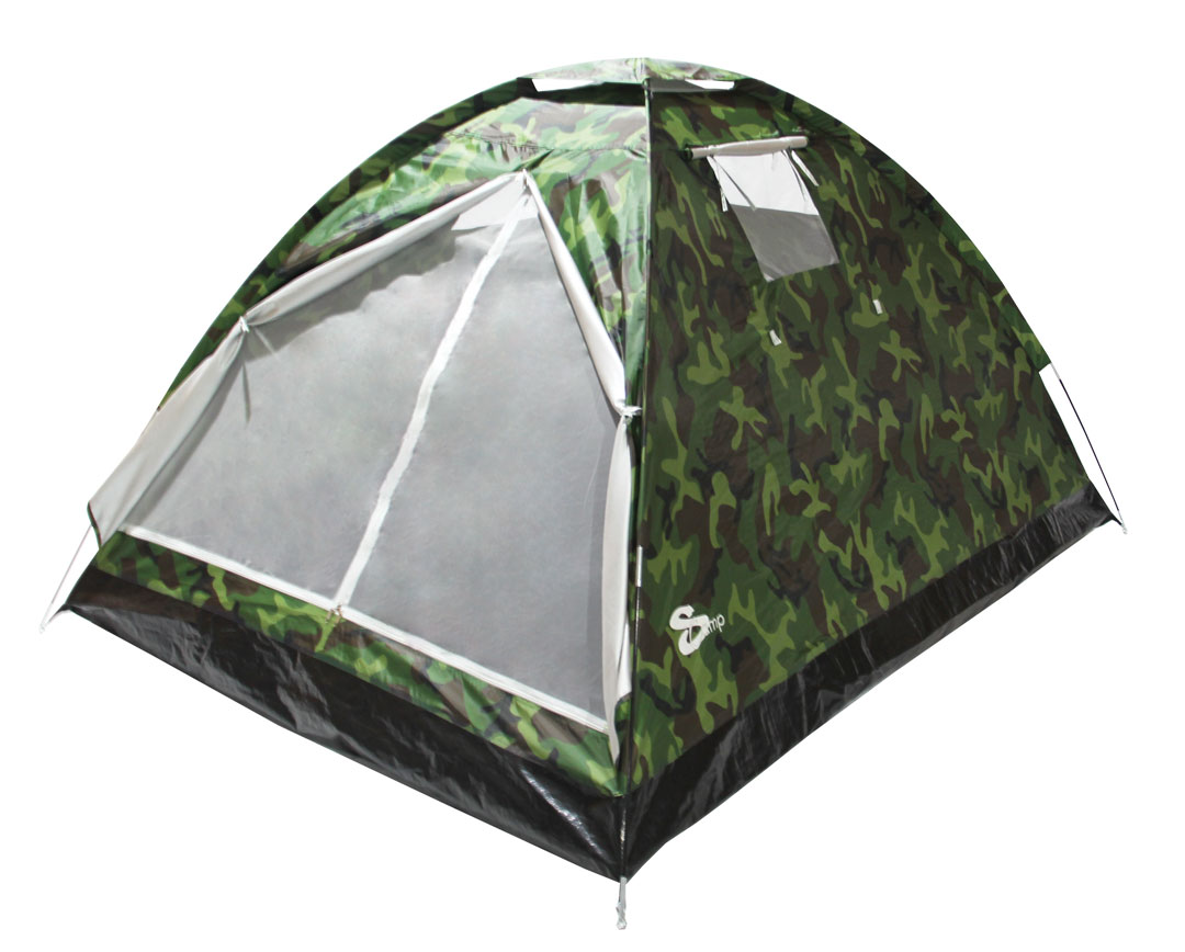 2 PERSON CAMPING TENT 210X160X120CM CAMOUFLAGE