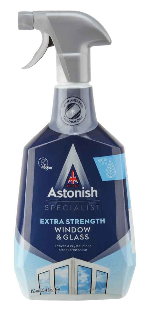 ASTONISH SPECIALIST EXTRA STRENGTH WINDOW AND GLASS CLEANER 750ML