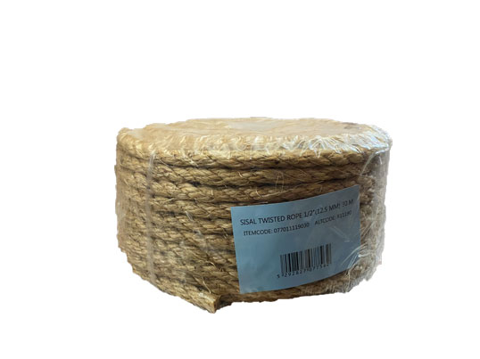 SISAL TWISTED ROPE 1/2 12,5MM