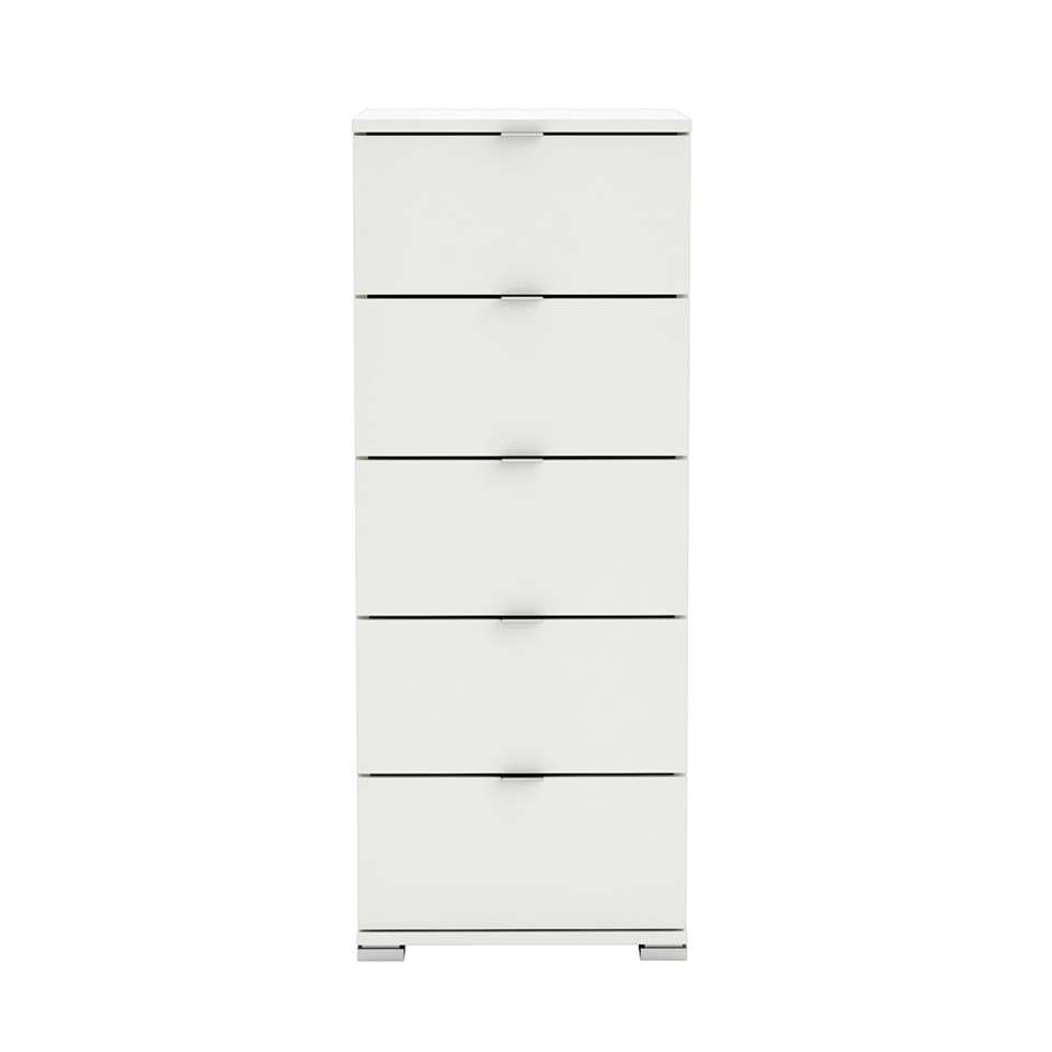 DEMEYERE CHEST PERFECT 5 DRAWERS PEARL WHITE 101.2X39.8X41.9CM