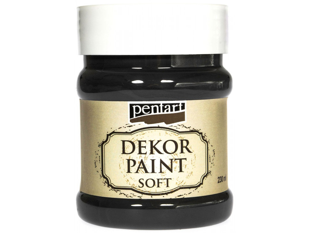 PENTART DEKOR PAINT SOFT 230ML BLACK