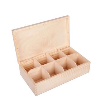 WOODEN OX WITH 8 DIVIDERS