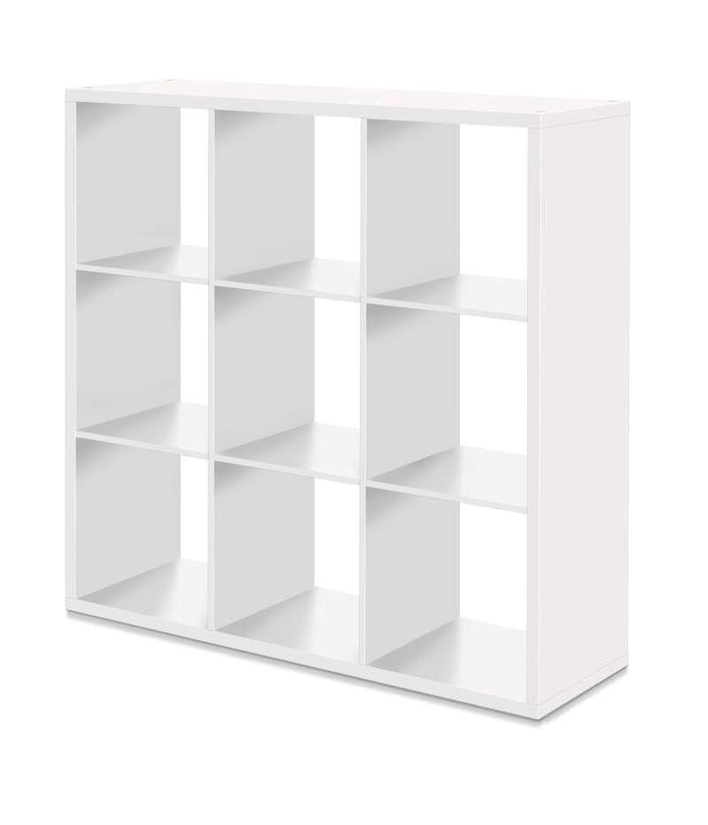 MAX9 SHELF UNIT WITH 9 CUBES WHITE