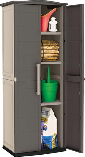 KETER BOSTON COMPACT SHED TALL CABINET 70X50X179CM