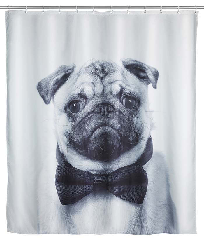 WENKO SHOWER CURTAIN 180X200 PUGGY POLY