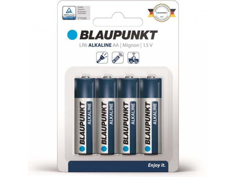 BLAUPUNKT LR6 BATTERY ALKALINE AA 1.5V (4PCS)