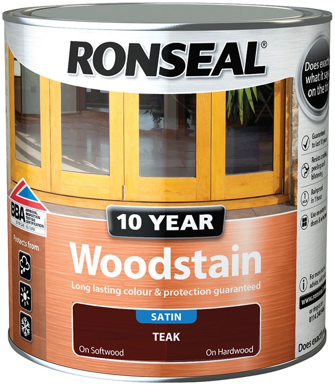 RONSEAL® 10 YEARS WOODSTAIN WALNUT 2.5L