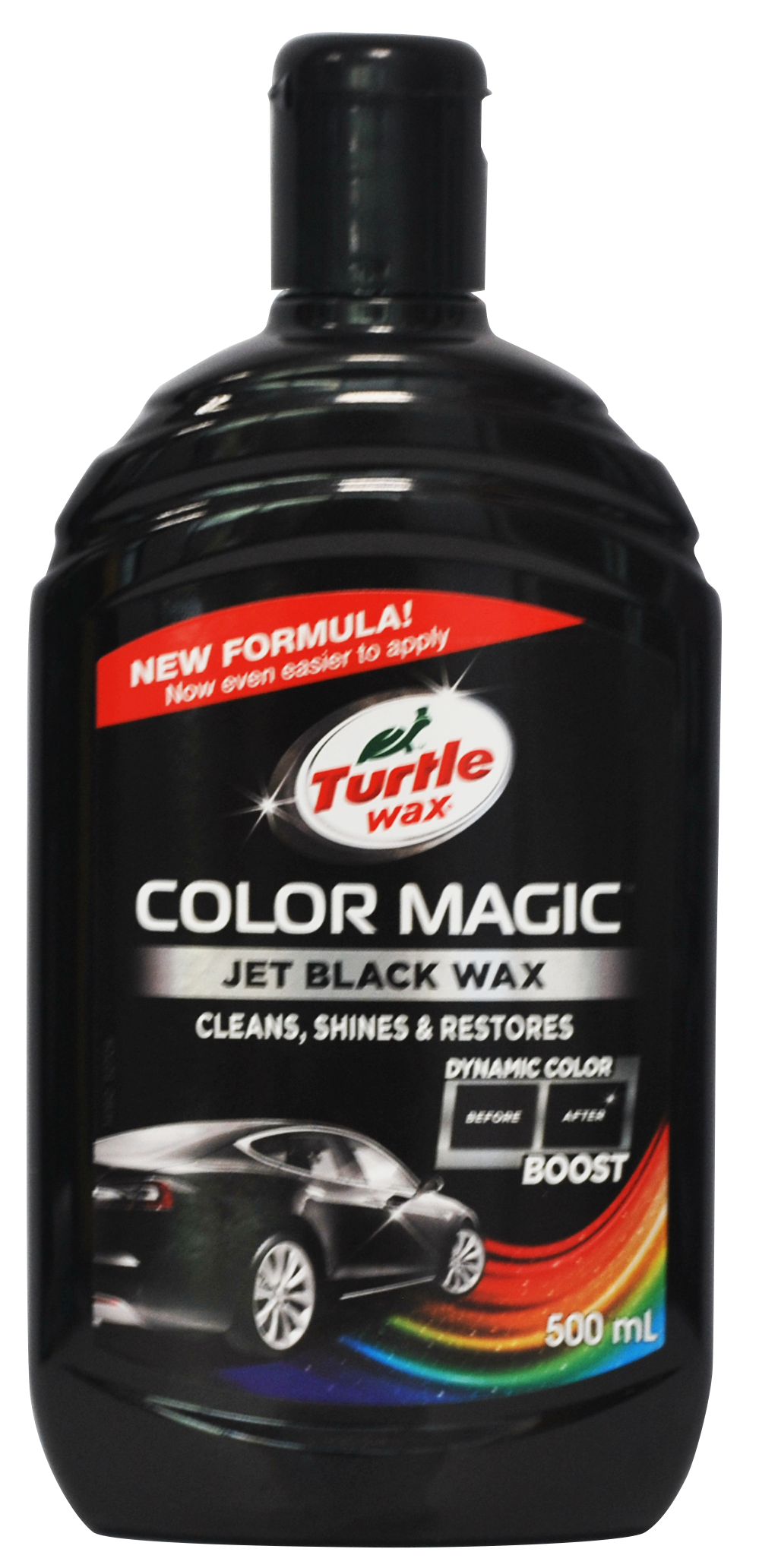 TURTLE WAX COLOR MAGIC JET BLACK WAX 500ML