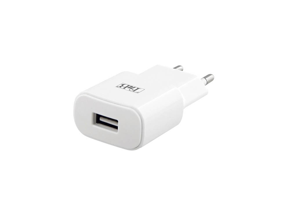 TNB 2.4A USB MAINS CHARGER WHI