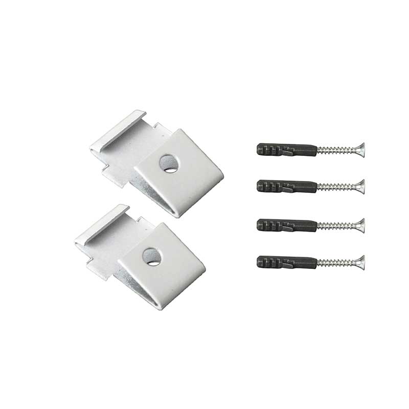 RAIL SUPPORT WHT 2PC W SCR&OUP