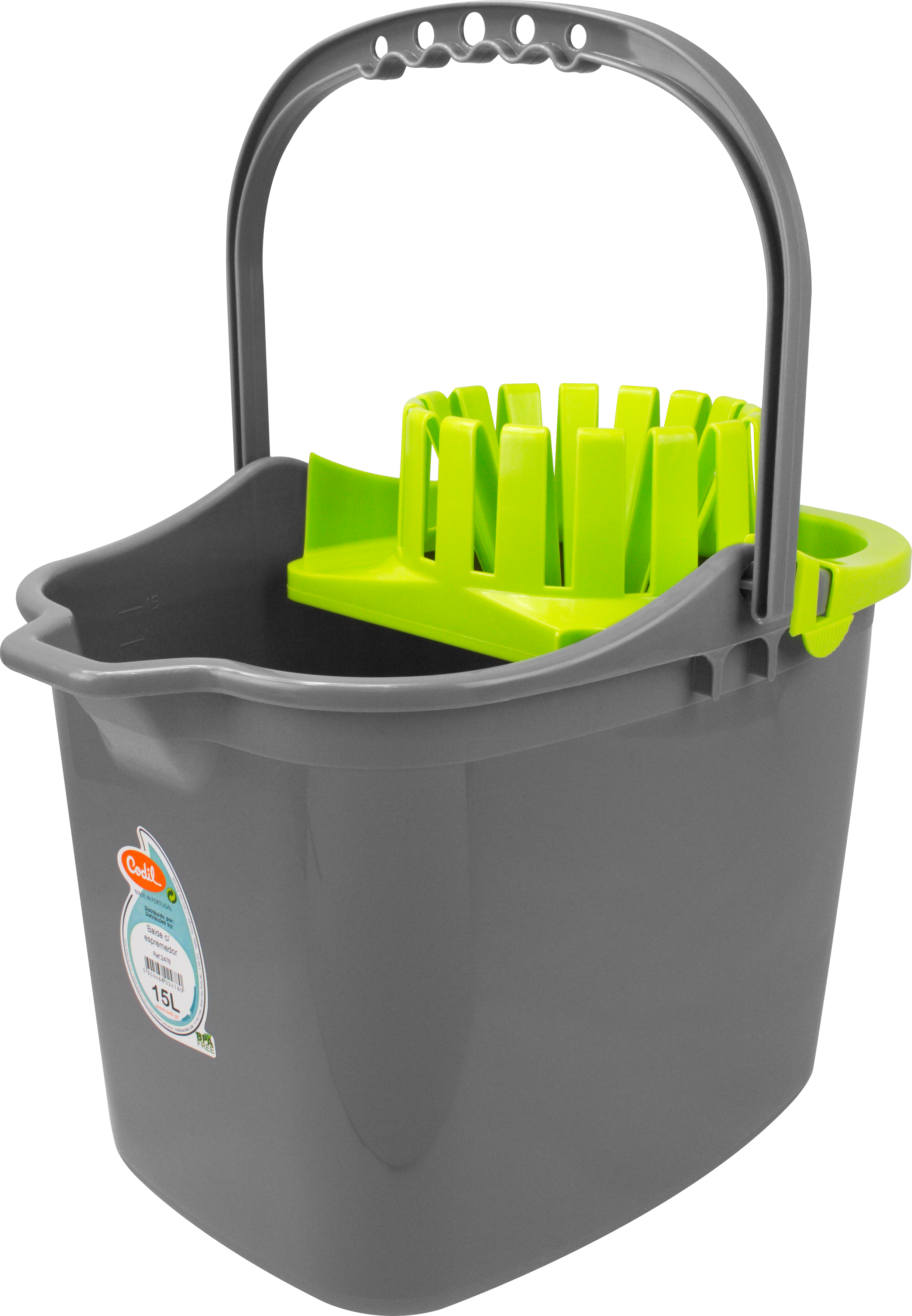BUCKET MOP WITH WRINGER 15L