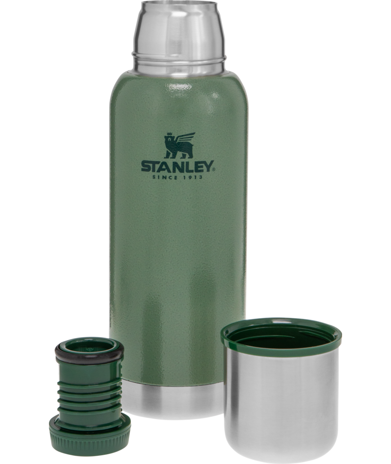 STANLEY STAINLESS STEEL VACUUM BOTTLE GREEN 0.73L